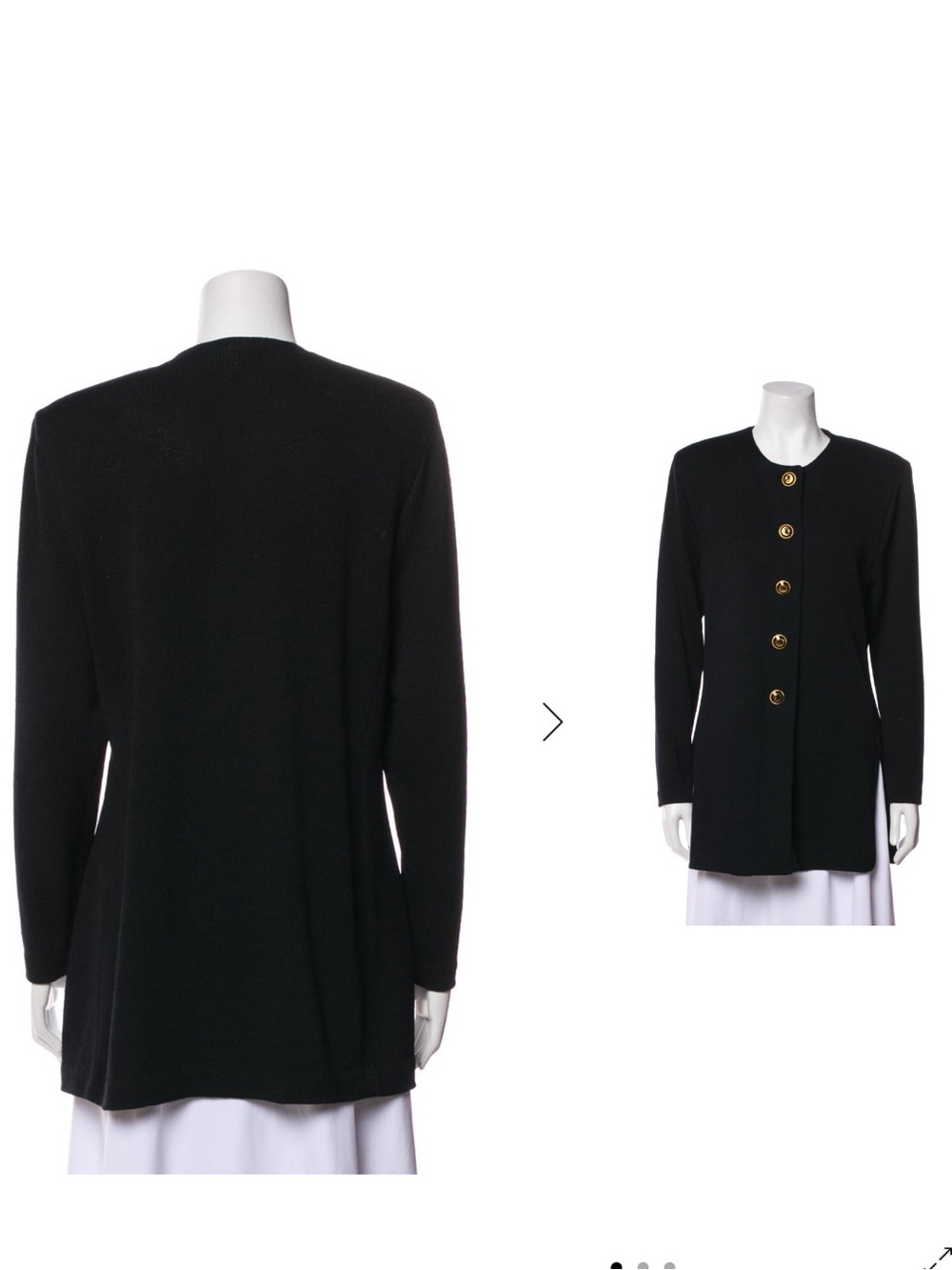 St. John Collection Evening Knit Jacket – Size M (US 8) - Picture 10 of 11